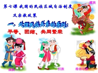 -处理民族关系的原则