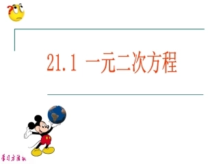 一元二次方程 (4)