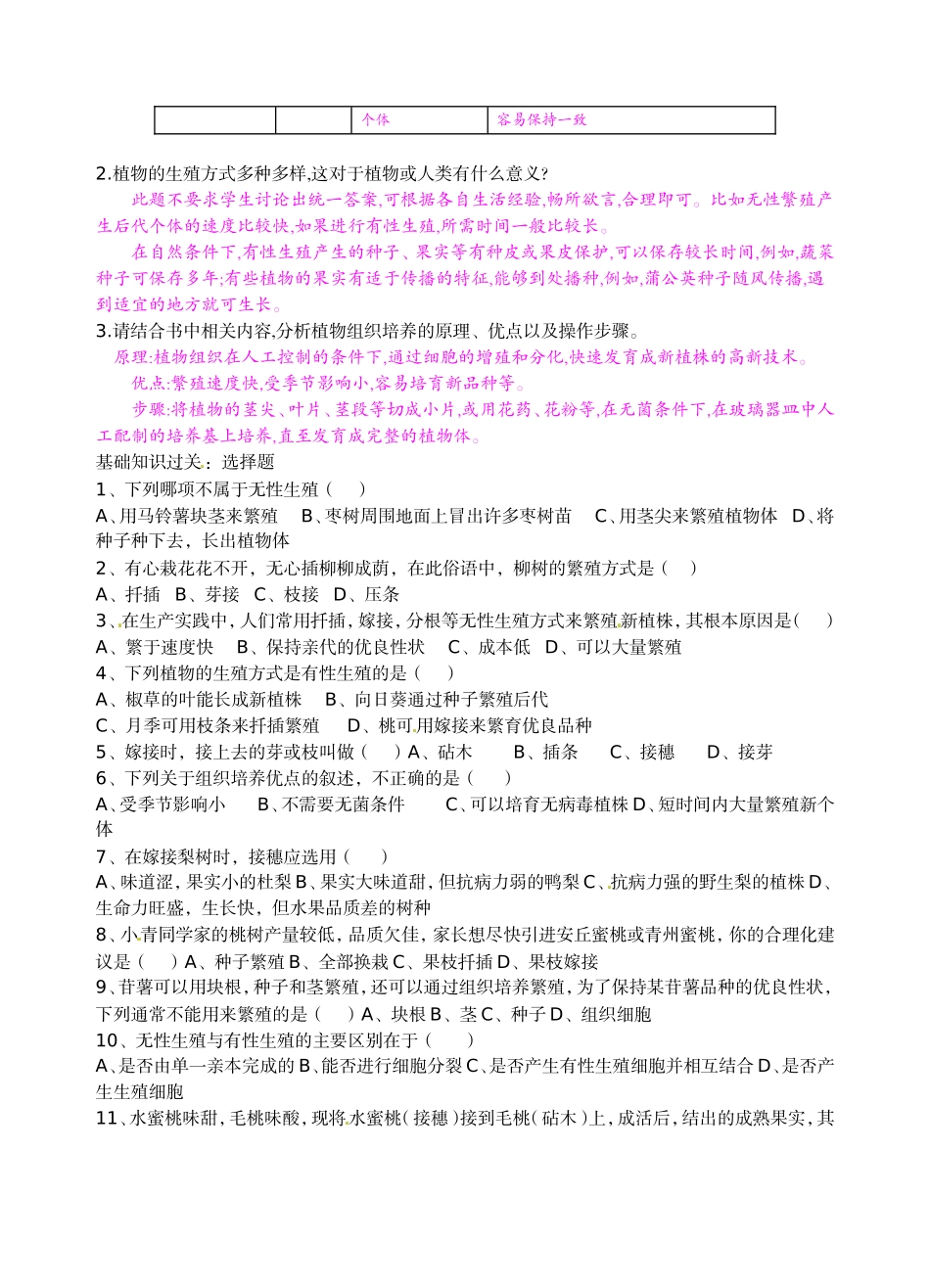八年级下11《植物的生殖》导学案_第2页
