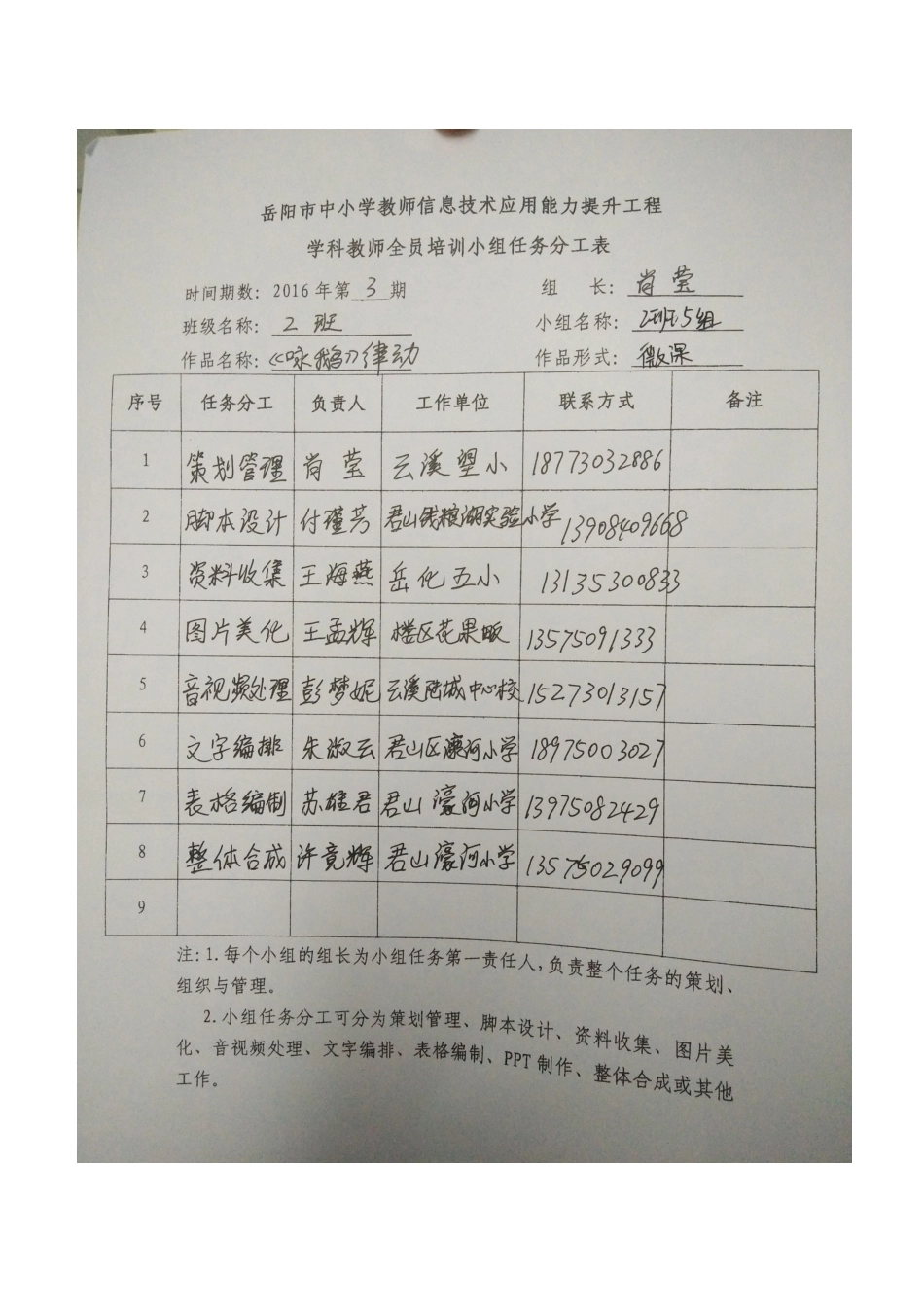 二班五组任务分工表(2)_第1页