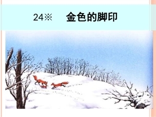 金色的脚印PPT邢夏敏