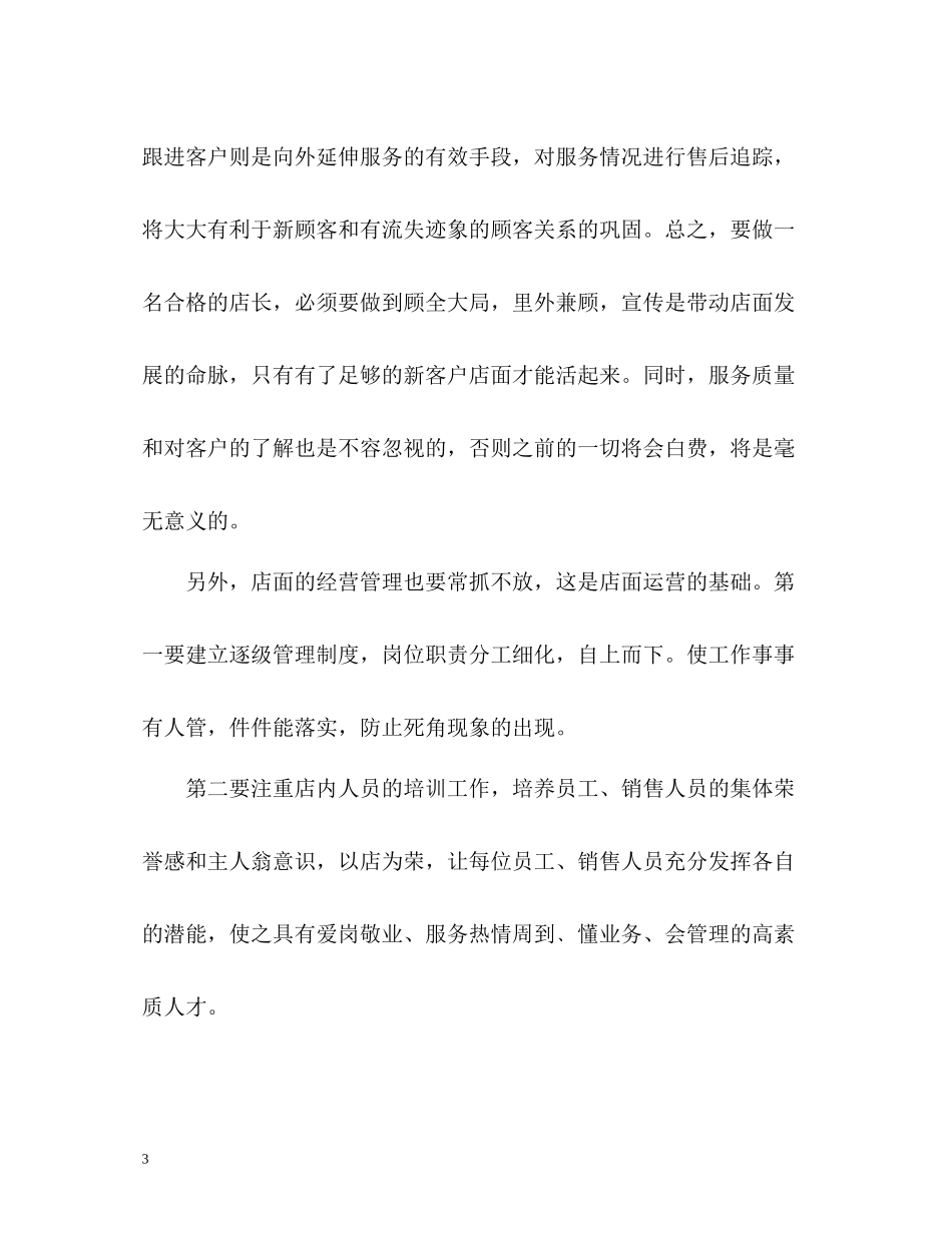 店长度工作总结_第3页