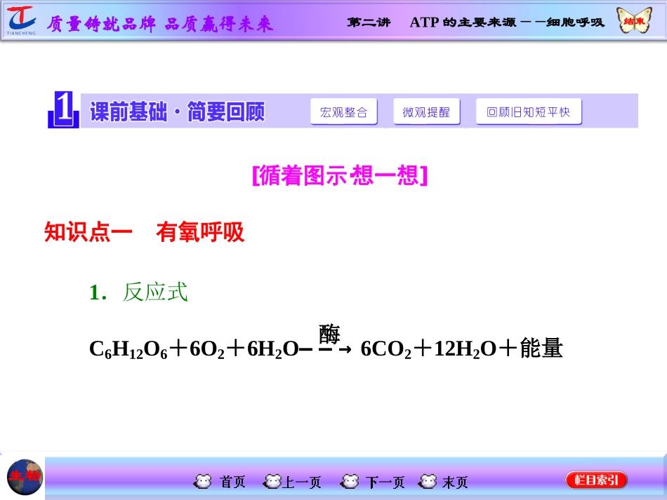 第二讲ATP的主要来源——细胞呼吸_第2页