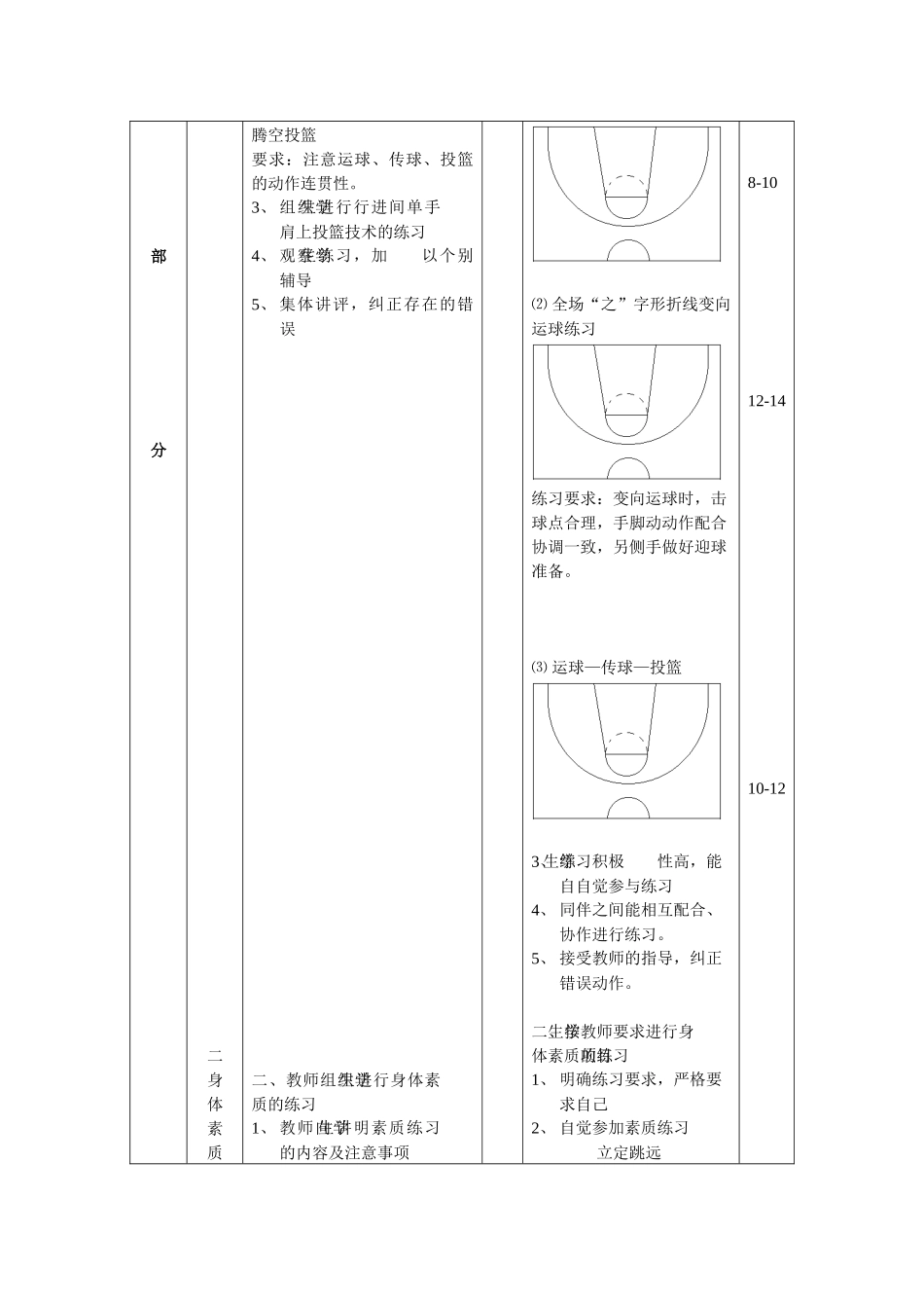 九年级体育第17周教案_第3页