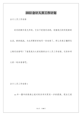 2024会计人员工作计划_5