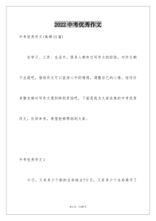 2024中考优秀作文_20