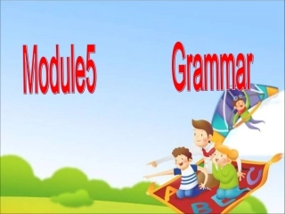 高中英语外研版必修四module5
