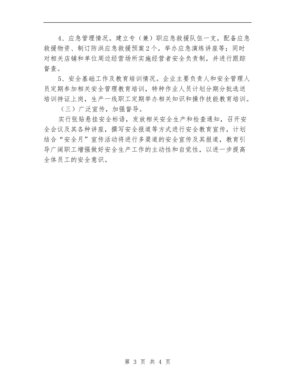 2024年水电站安全生产大检查工作总结范文【新版】_第3页