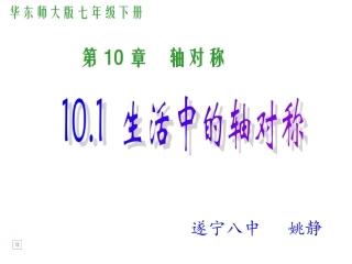 《101生活中的轴对称》 (2)