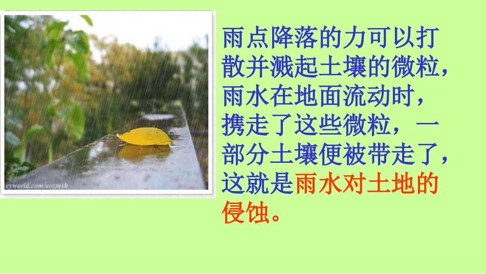 雨水对土地的侵蚀PPT五上_第3页