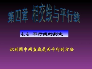 平行线的判定1 (2)