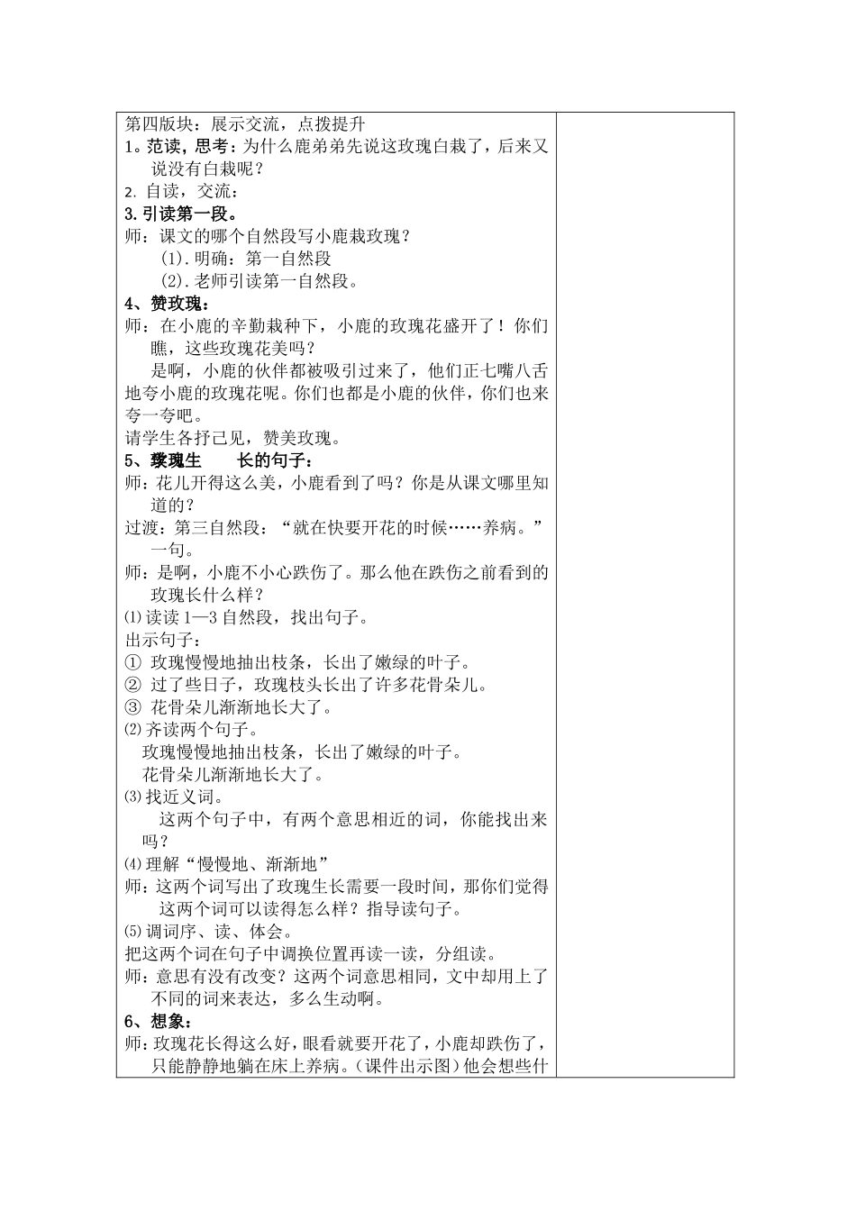 小鹿的玫瑰花_第3页