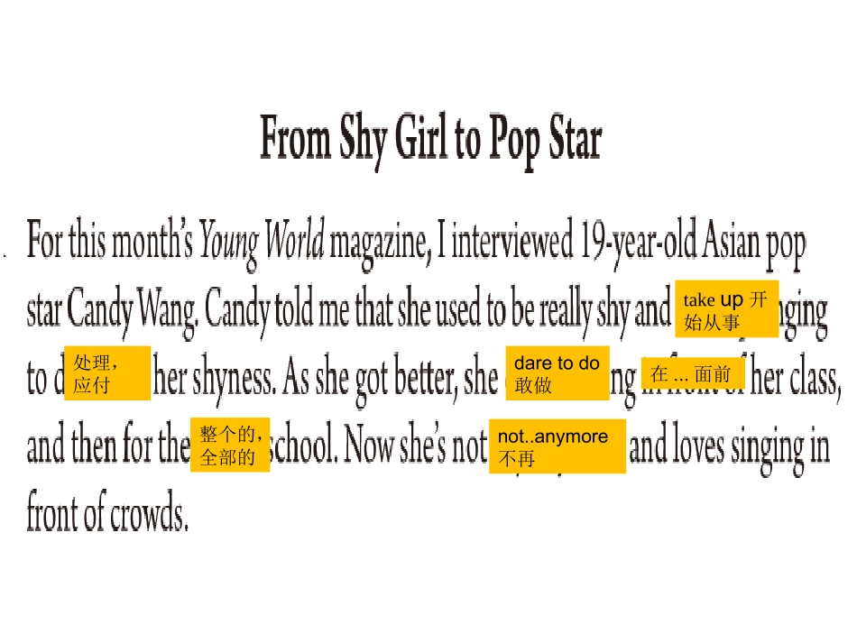 九年级unit4课文注释_第1页