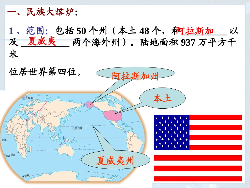2013年最新人教版七年级下册地理_美国[1](1)_第3页