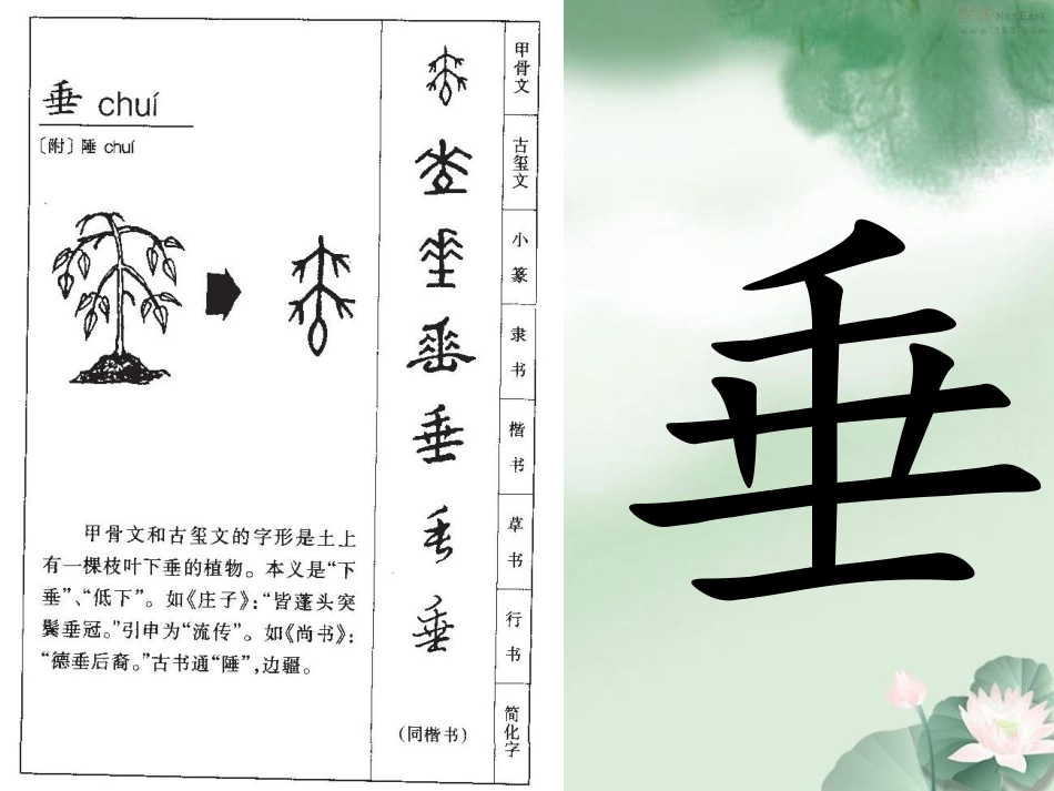 三上3—2《小儿垂钓》字理_第3页