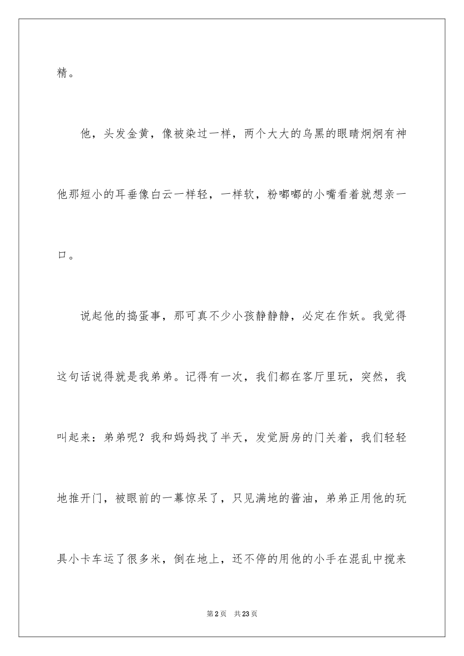 2024优秀写人作文400字_23_第2页