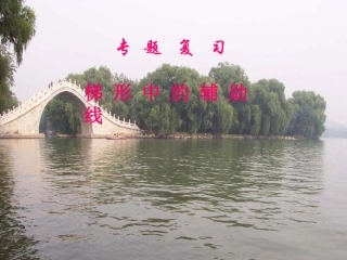 专题复习梯形中的辅助线（演示文稿）