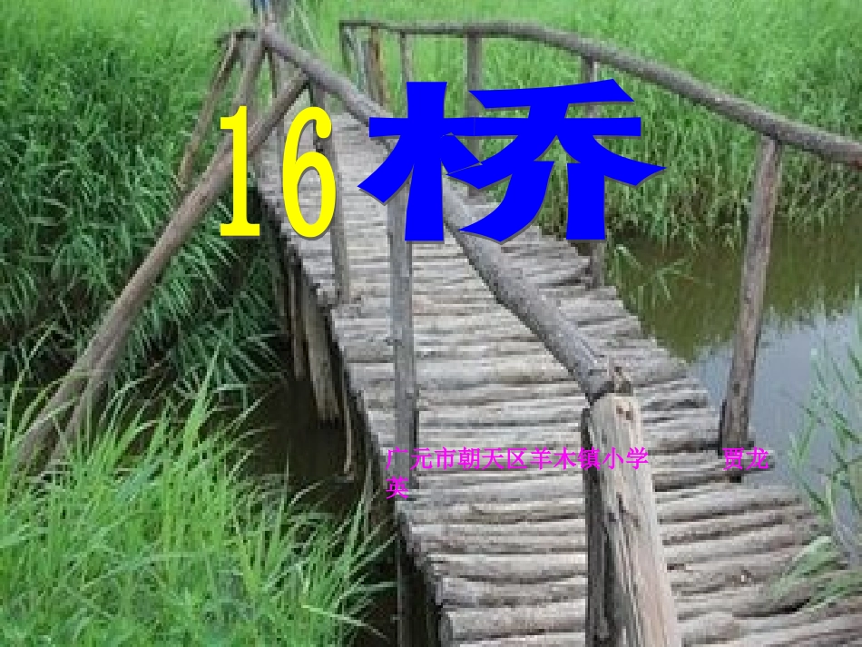 桥(完美版)_第1页