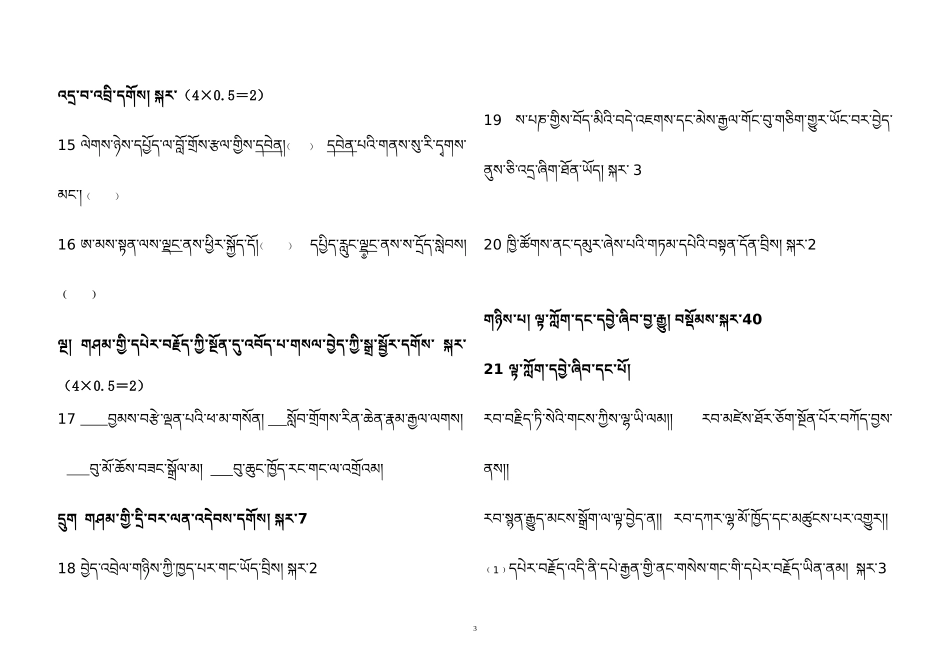 2011藏文模二_第3页