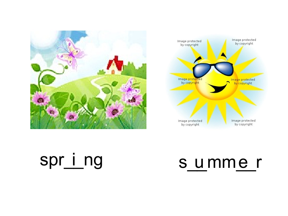 上海牛津英语2BM3U1-the-four-seasons_第2页