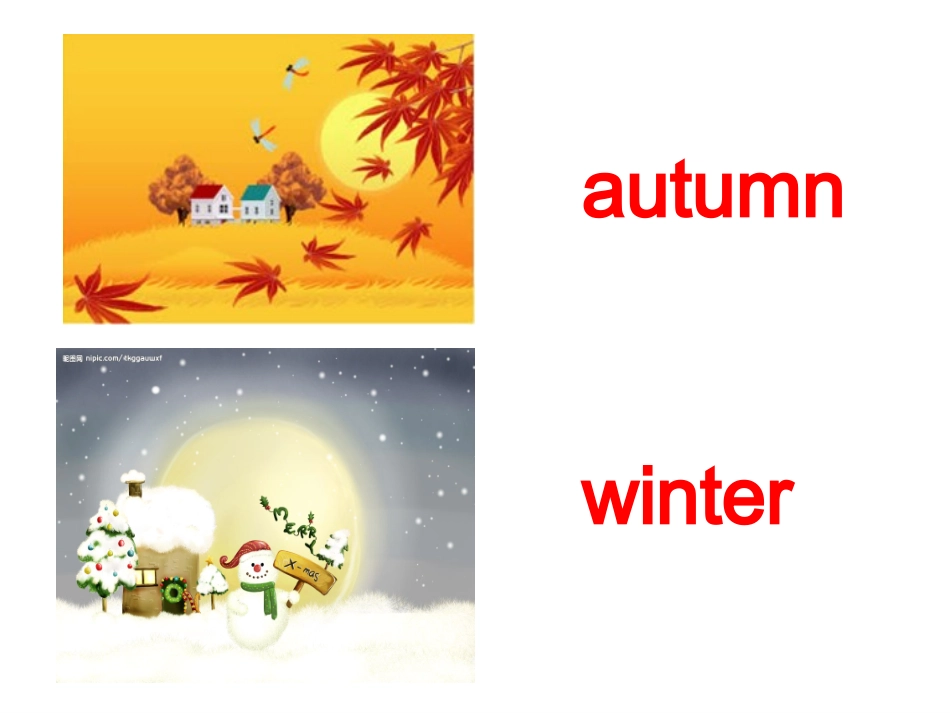 上海牛津英语2BM3U1-the-four-seasons_第3页