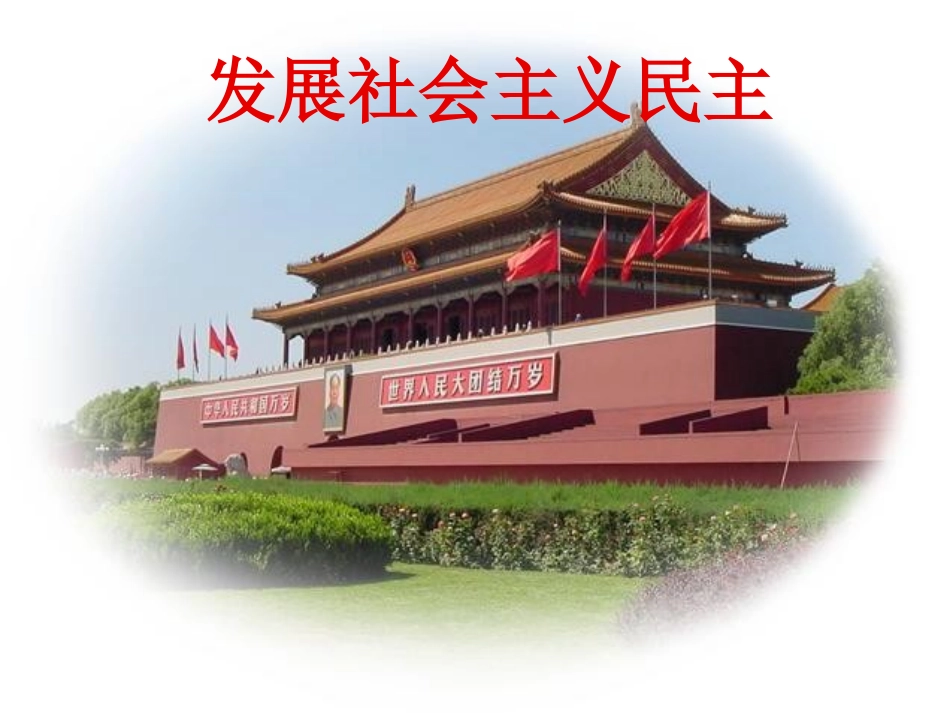 -党的领导人民当家做主_第1页