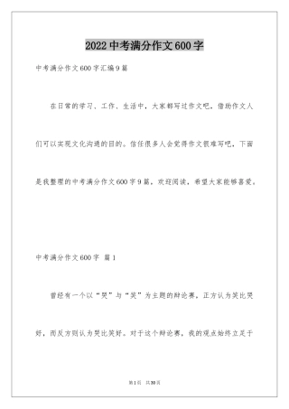 2024中考满分作文600字_86