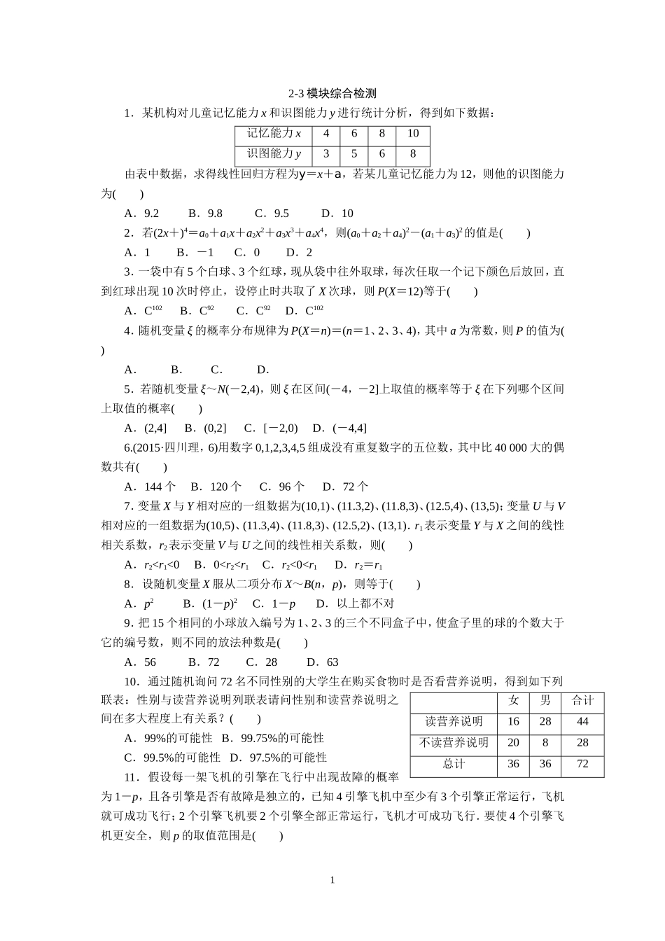 -模块检测正稿_第1页