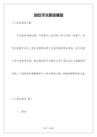 2024个人职业规划_101