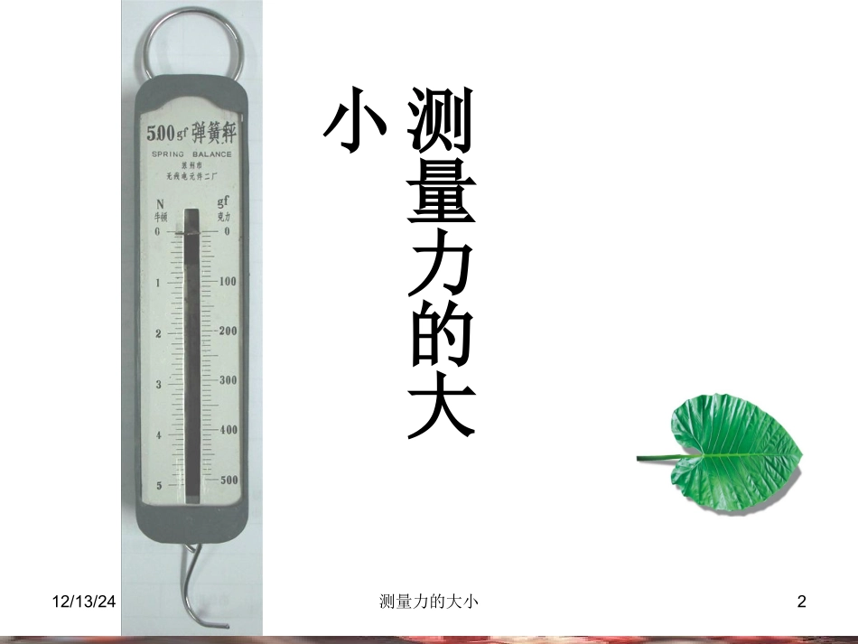 测量力的大小PPT五上_第2页