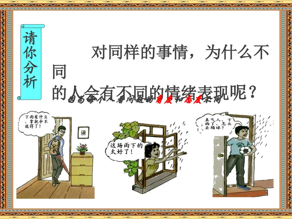 《做情绪的主人-学会调控情绪》课件_第2页