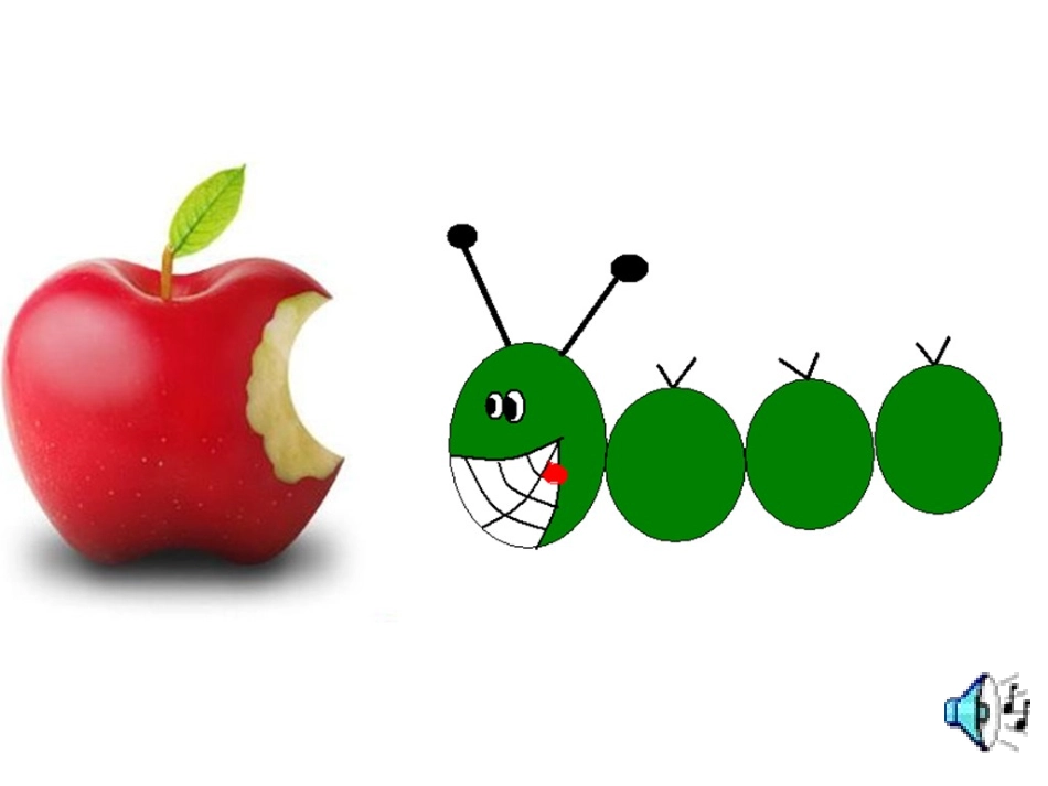 中班音乐游戏《毛毛虫啃苹果》 (2)_第2页