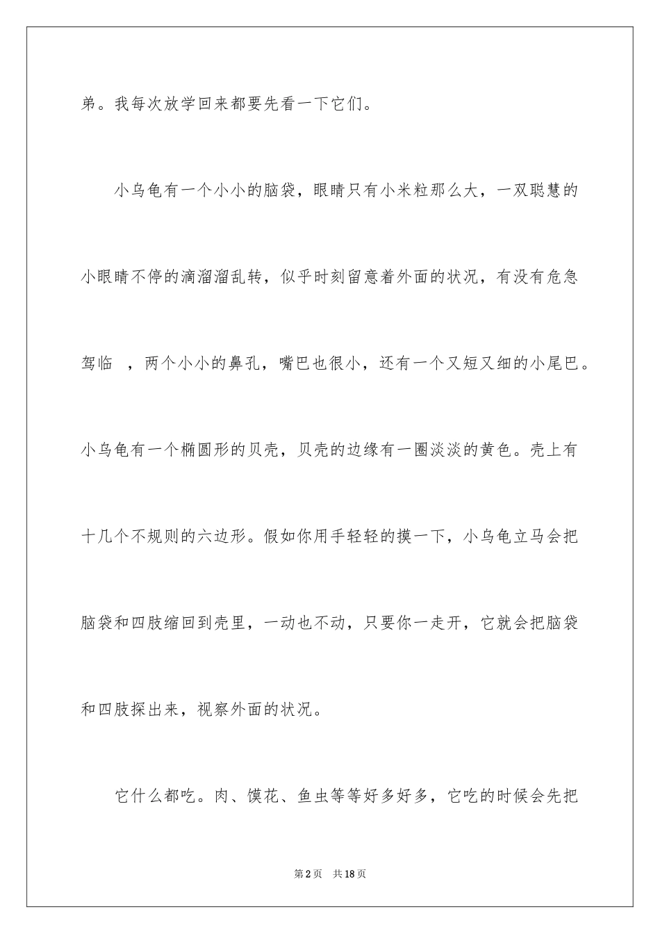 2024乌龟的三年级作文_7_第2页