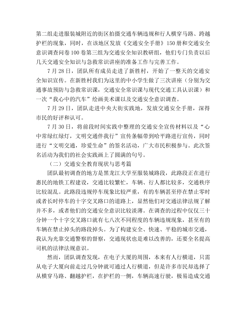 青年志愿服务团队社会实践总结 _第2页