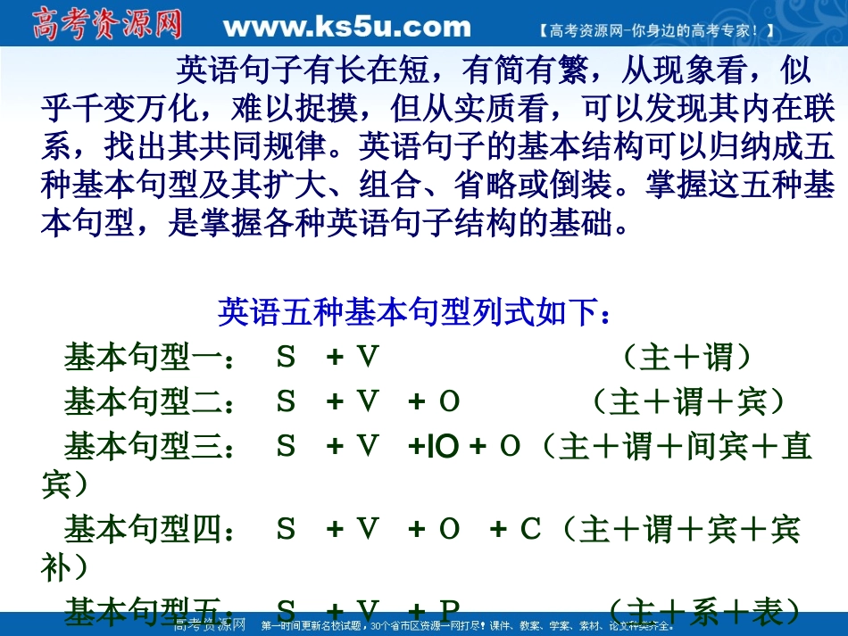 英语：五大句型课件_第3页