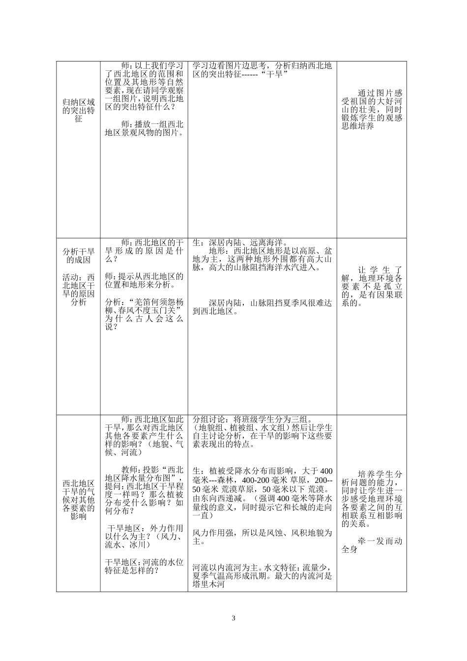 西北地区教学设计_第3页