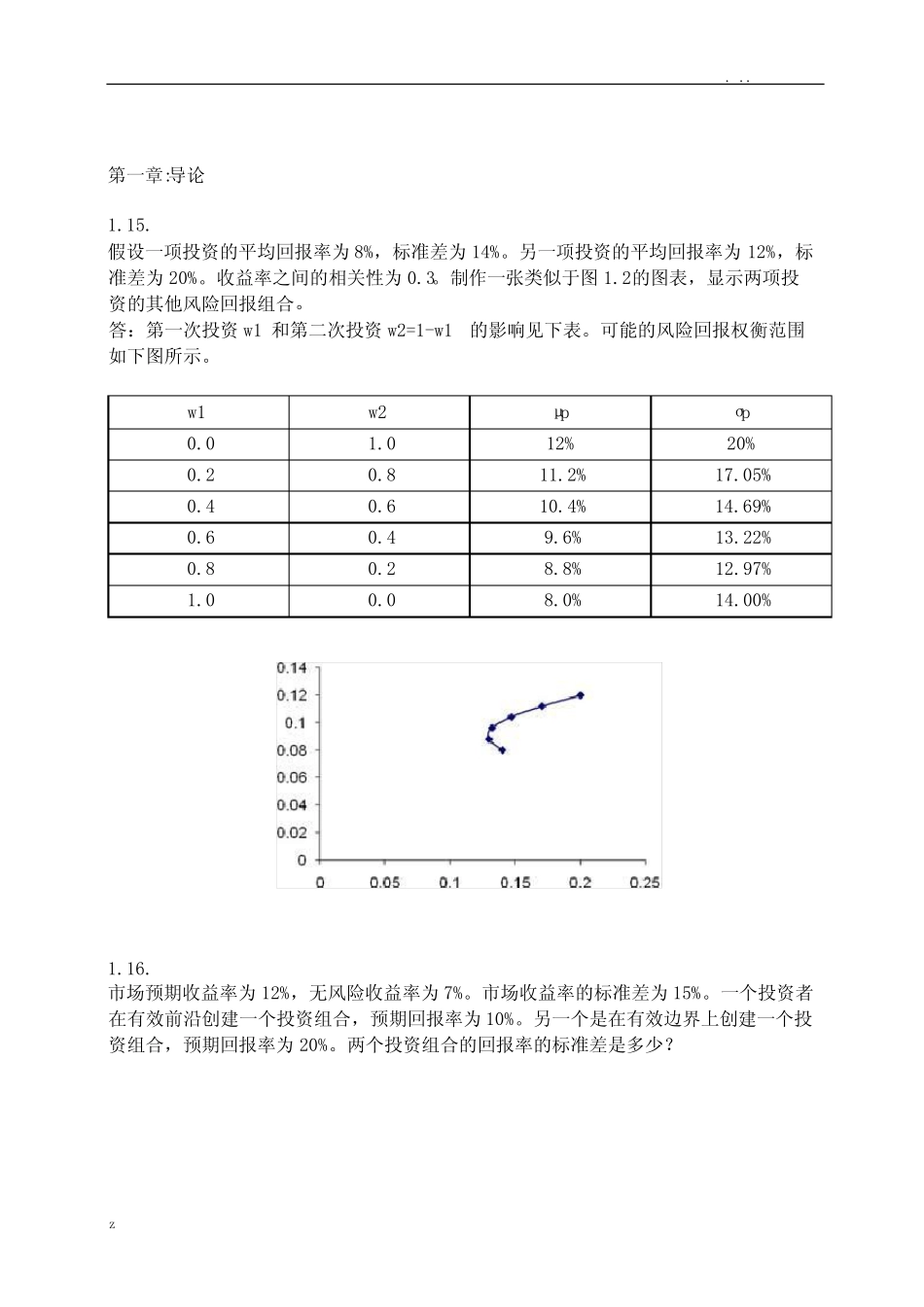 风险管理与金融机构课后附加题参考答案(中文版)_第2页