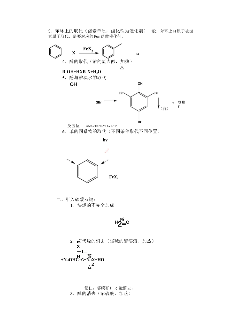 有机物引入官能团的途径(完整版)_第2页