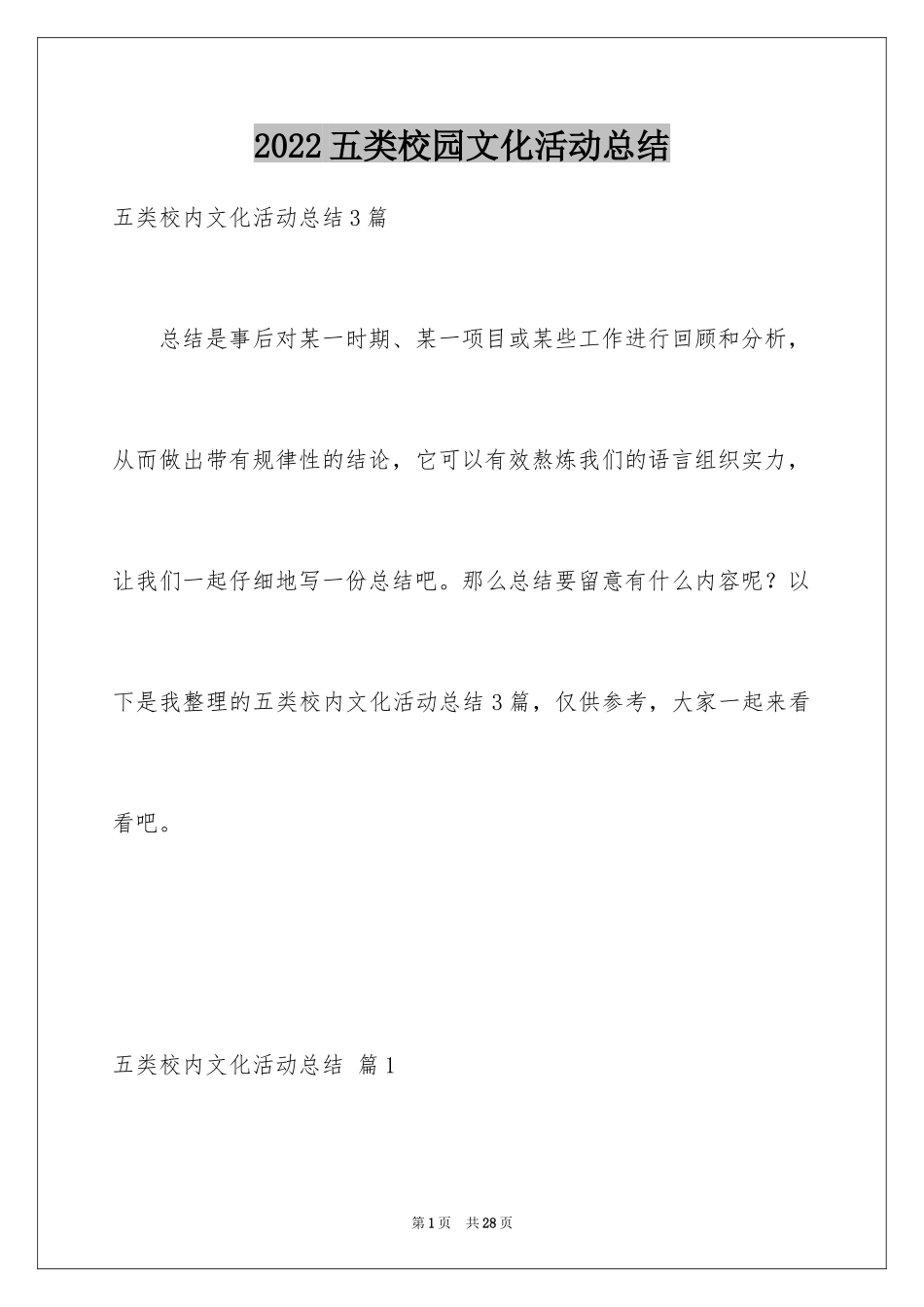 2024五类校园文化活动总结_3_第1页