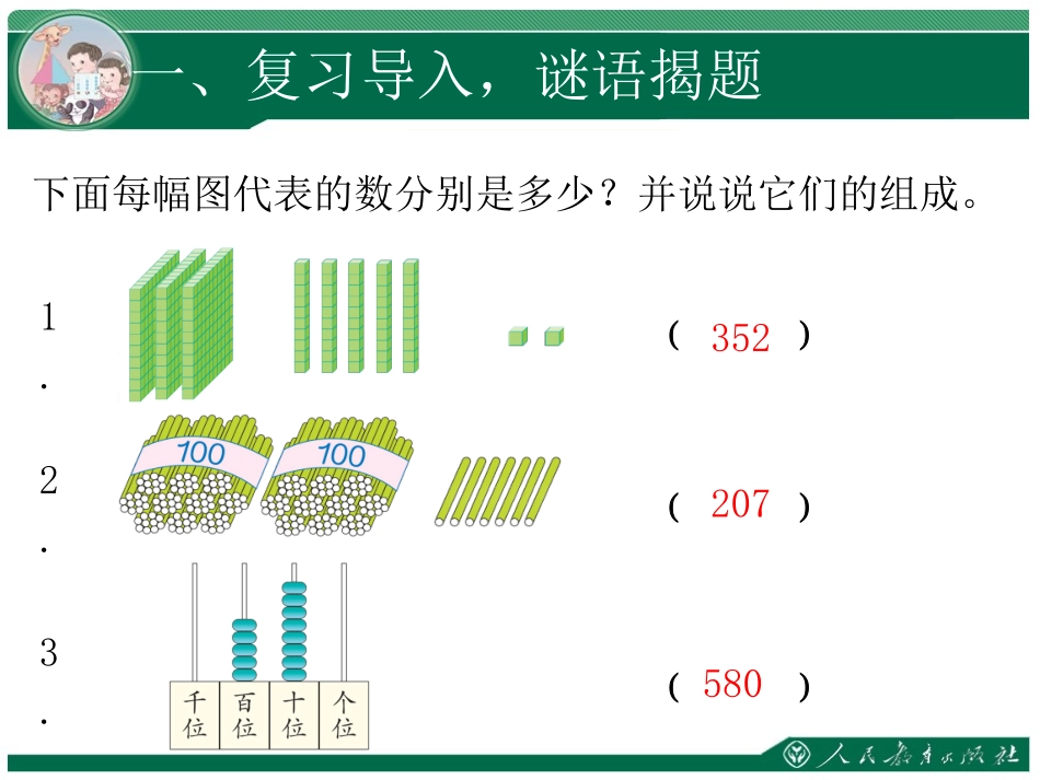 《认识算盘，用算盘表示数》课件-新人教版小学二年级数学下册第七单元万以内数的认识_第2页