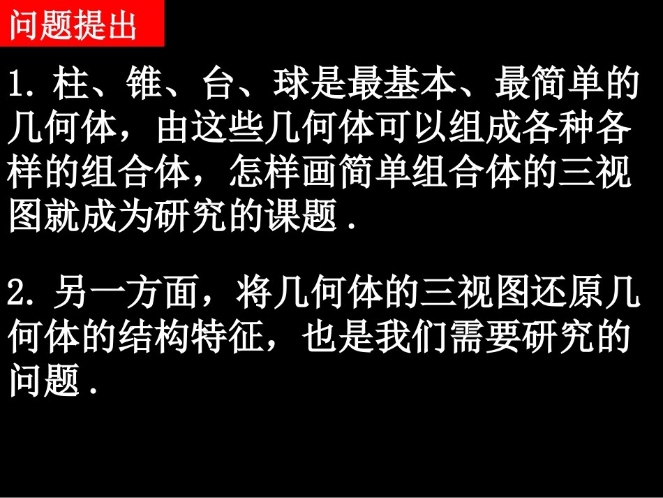 高一数学（-简单组合体的三视图）_第2页