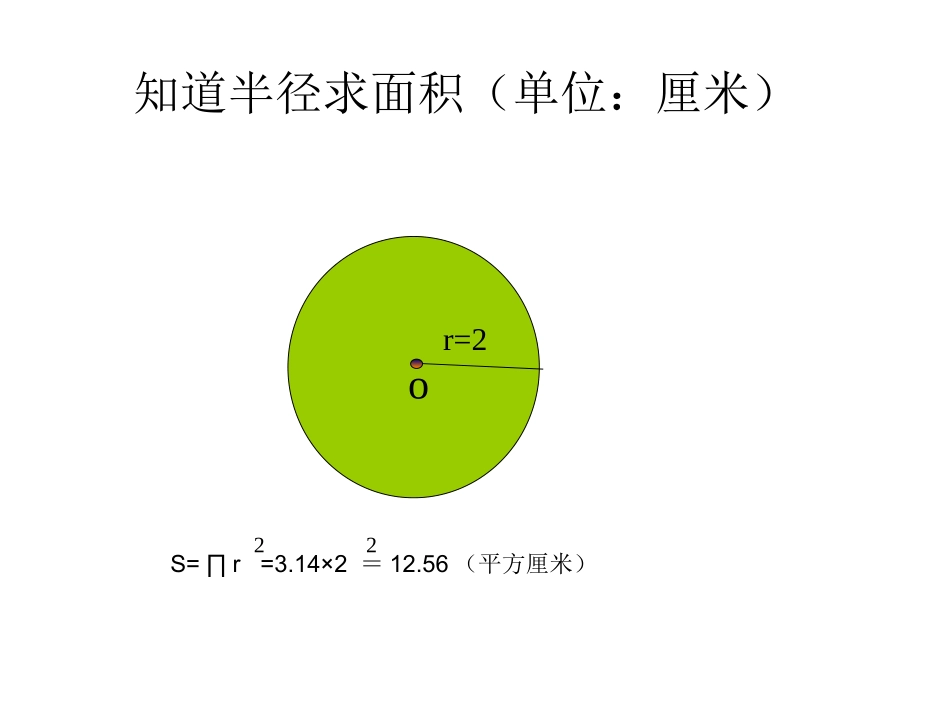圆的面积练习微课 (2)_第2页
