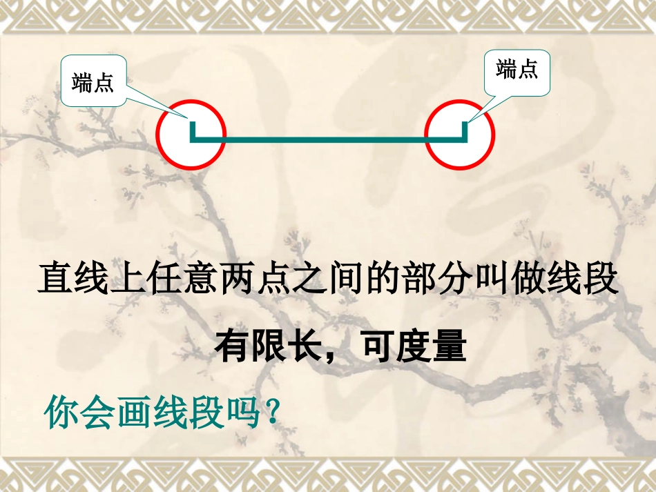 苏教版数学四年级上册《直线、线段、射线和角》课件_第2页