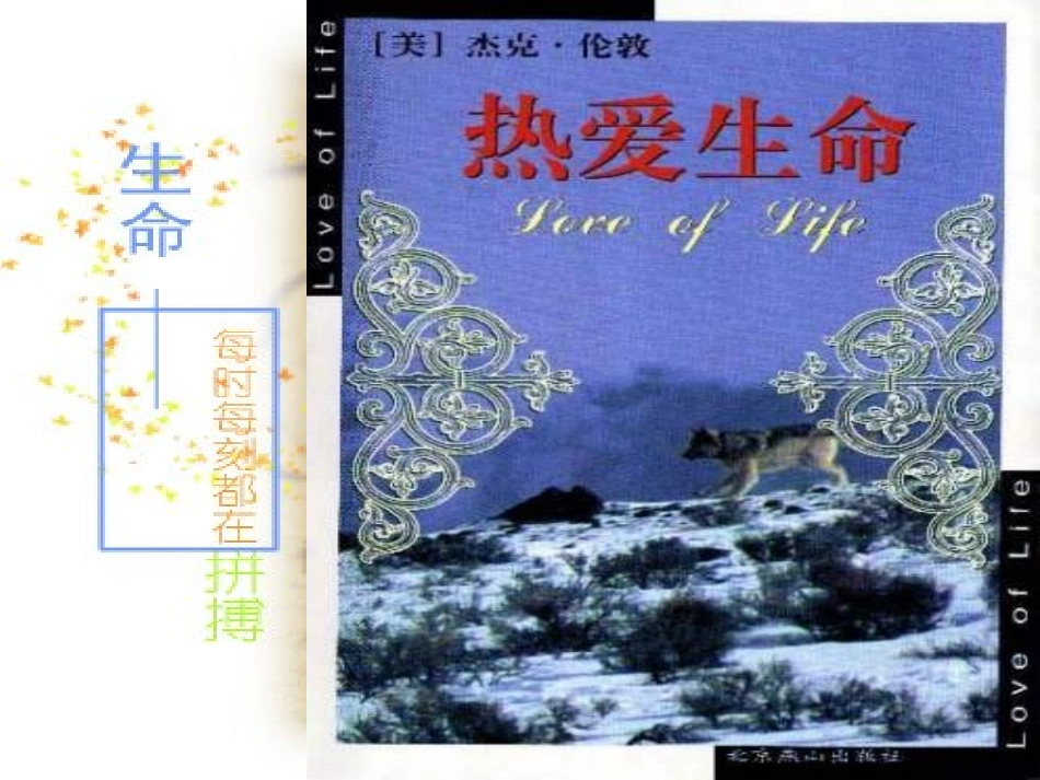 热爱生命课件_第1页