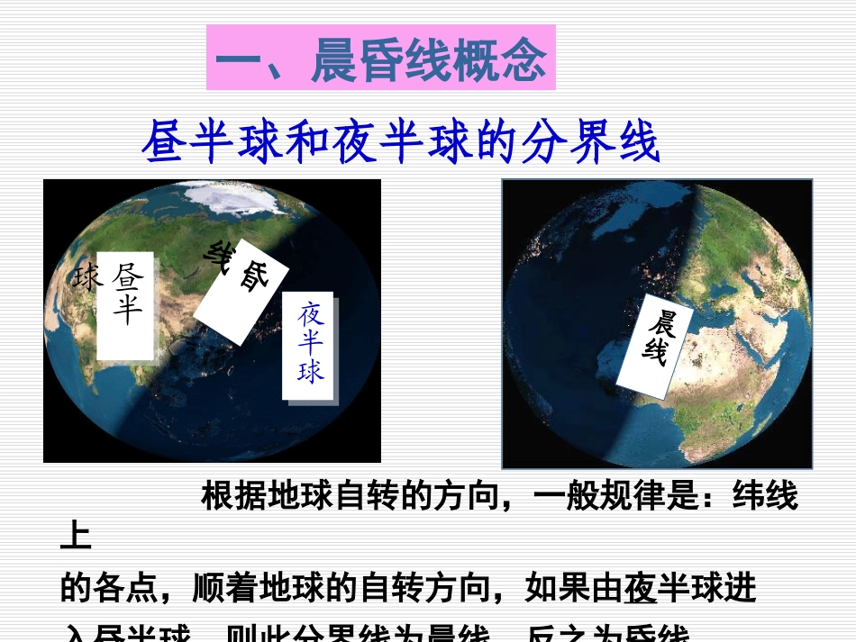 专题三晨昏线_第2页