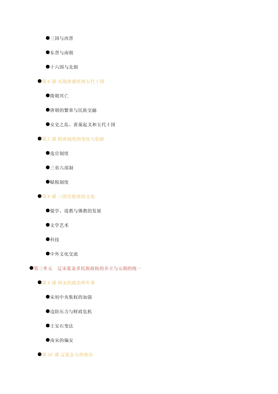 高中历史目录_第2页