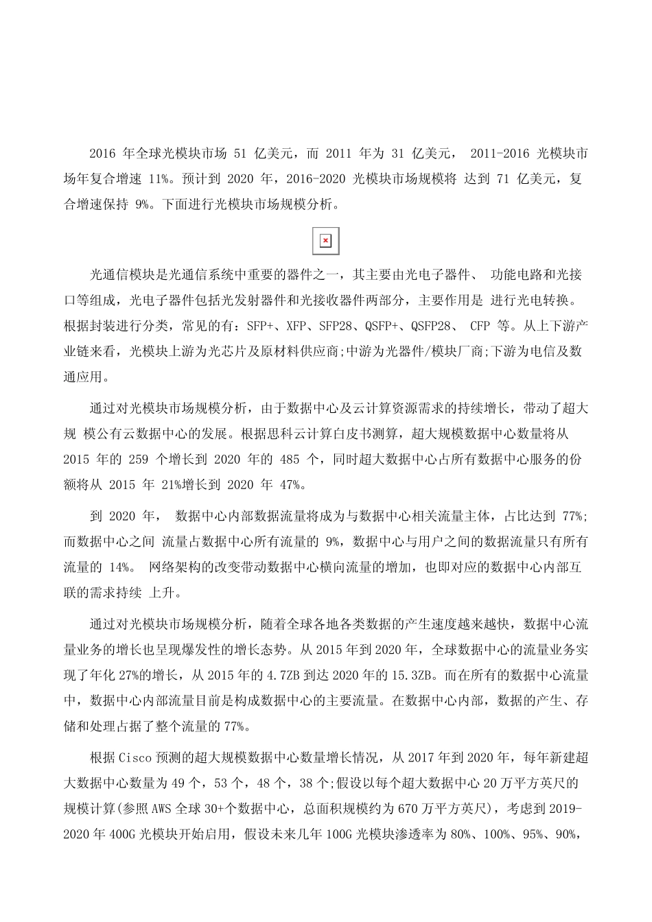 光模块市场规模-产业报告_第2页