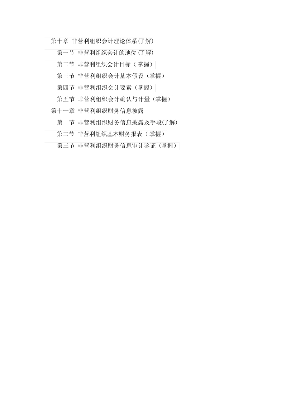 河北科技大学 政府与非营利组织会计课程考核要点聂_第3页