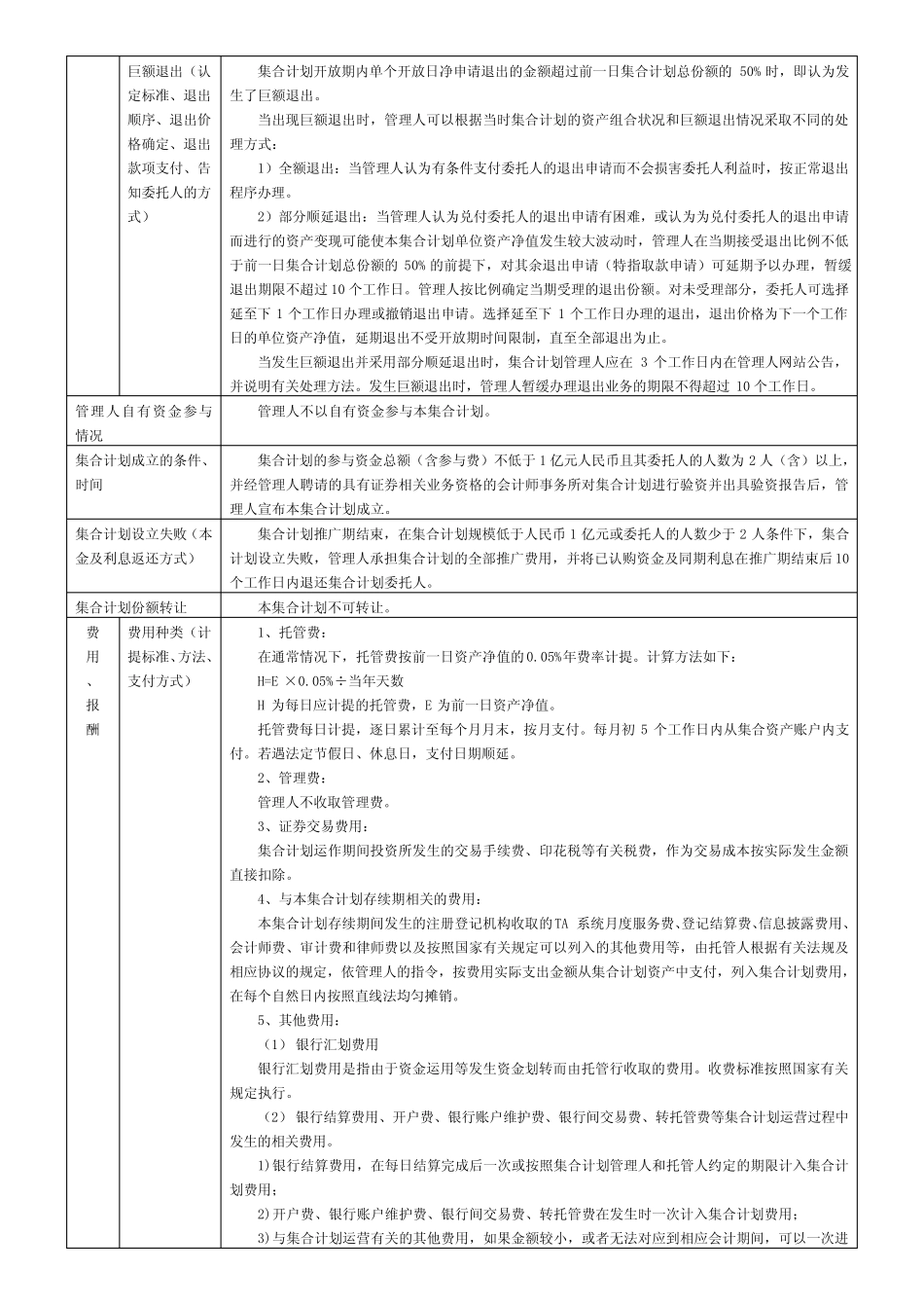 广发金管家现金增利集合资产管理计划说明书_第3页