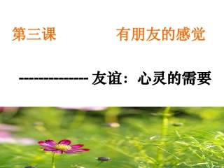 有朋友的感觉